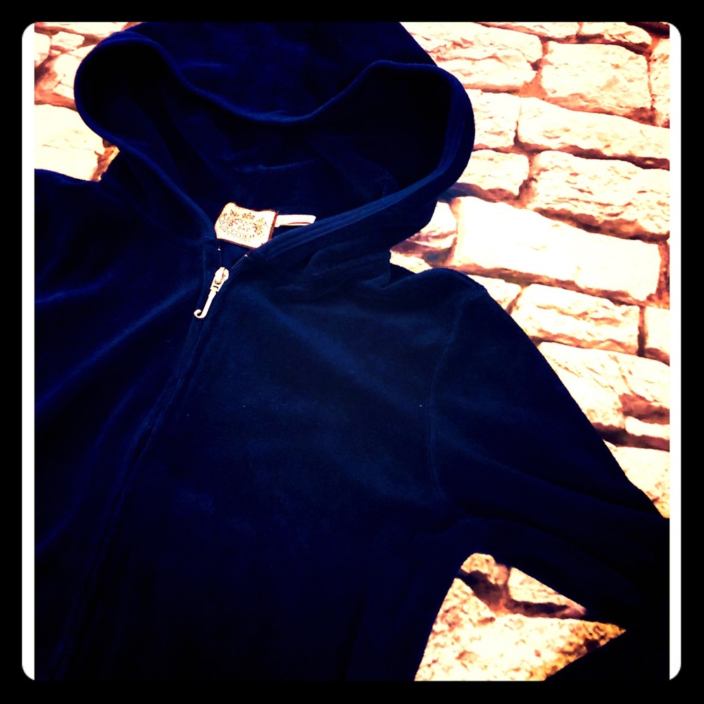 Juicy Couture Blue Terry Zip hoodie, Vintage Juicy